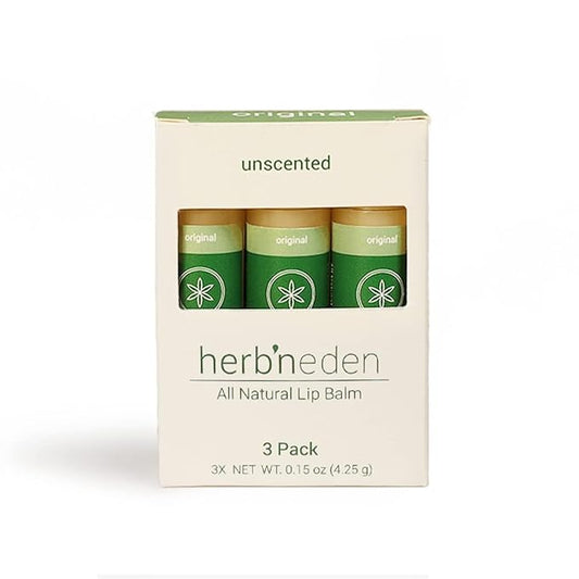 Herb’N Eden Original Lip Balm Pack of 3