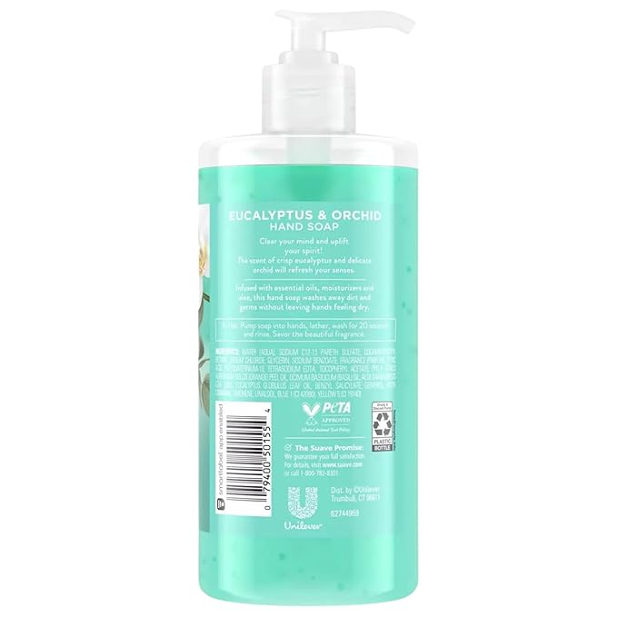 Suave Hand Soap, Eucalyptus & Orchid