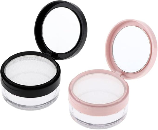 AKOAK 2 Pcs Capacity (0.67 oz) Empty Reusable mesh face) 20 ml