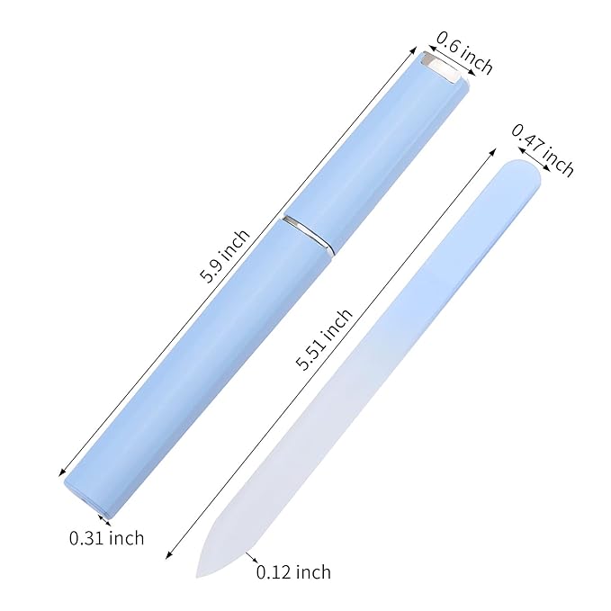 Glass nail file 3 pack,