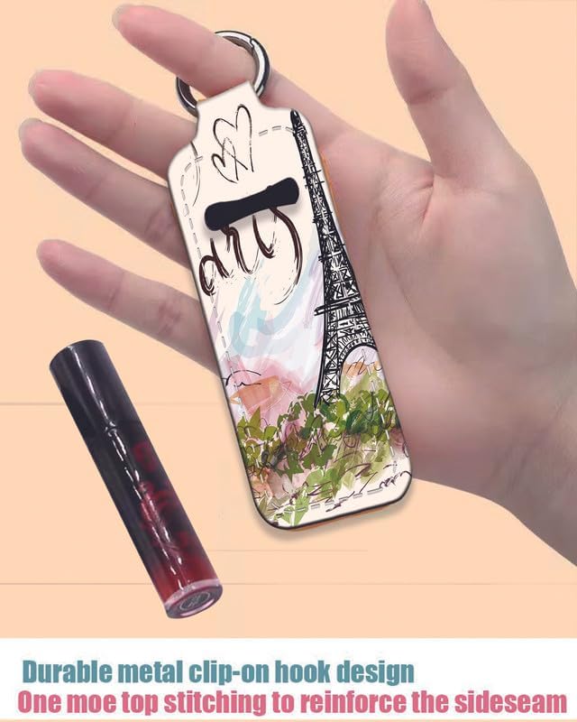 Chapstick Holder Keychain Holder Neoprene Lip Balm Lipstick