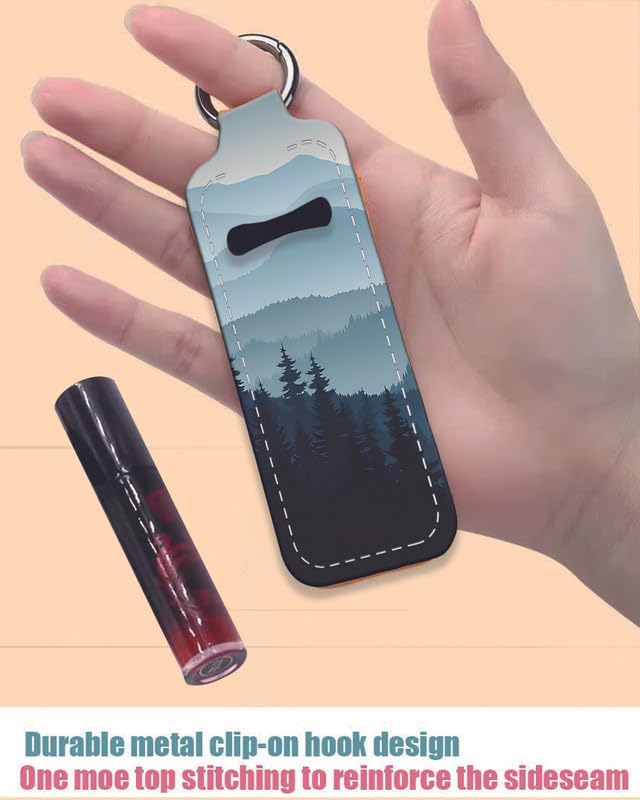Chapstick Holder Keychain Holder Neoprene Lip Balm Lipstick