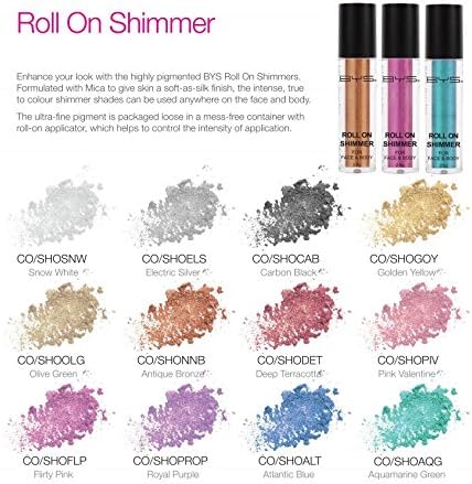 BYS Face and Body Roll On Glitter Shimmer Royal Purple