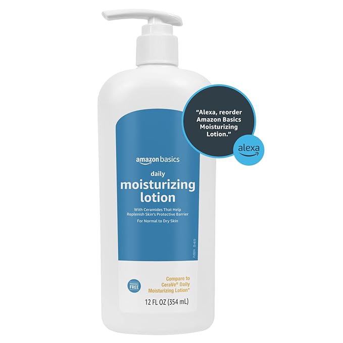 Amazon Basics Daily Moisturizing Lotion, 12