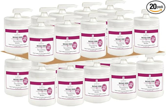 Master Massage Spamaster Unscented 16 Oz Massage Cream X20