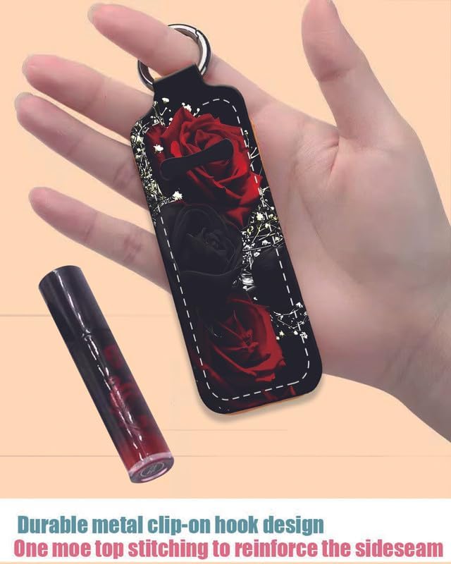 Chapstick Holder Keychain Holder Neoprene Lip Balm Lipstick