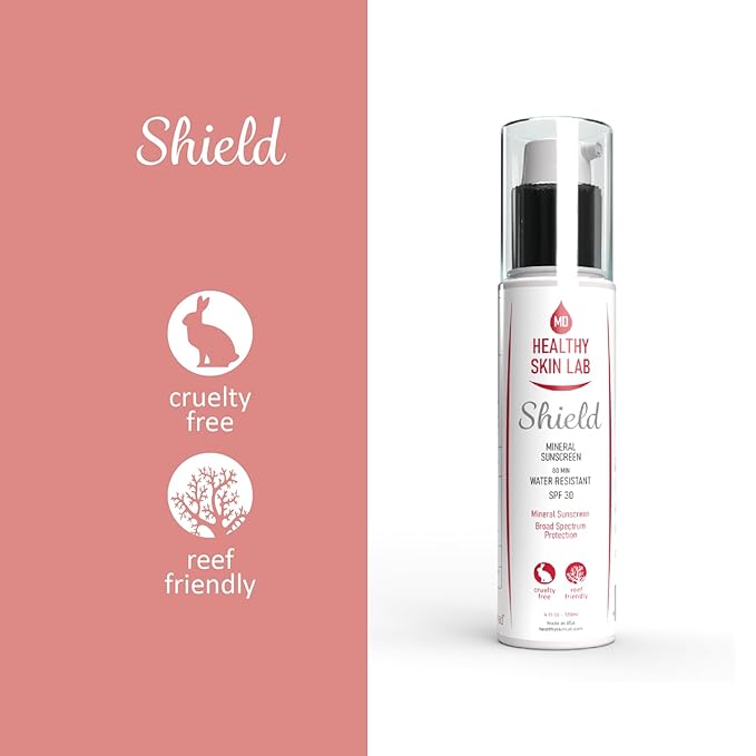 Shield, Anti-Aging Mineral Sunscreen & Moisturizer,