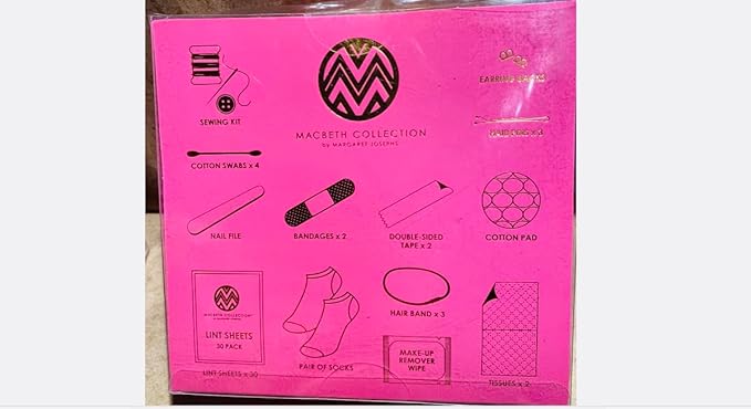 Glam Cosmetic Accessory Kit - 50 items (Black