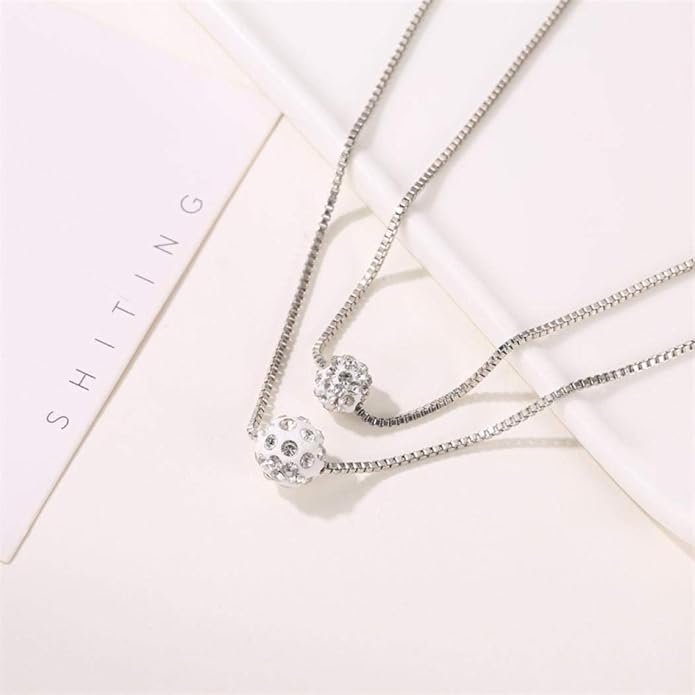 Bohemian Multi-layer Necklace Full Rhinestone Ball