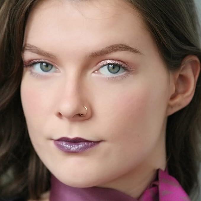 Semi-Matte Lipstick - Splendid, Mauve Purple - Natural Moisturizing Ingredients for All Day Wear - Paraben-Free, Cruelty-Free, Vegan Formula - Hydrating Highly-Pigmented Lip Makeup
