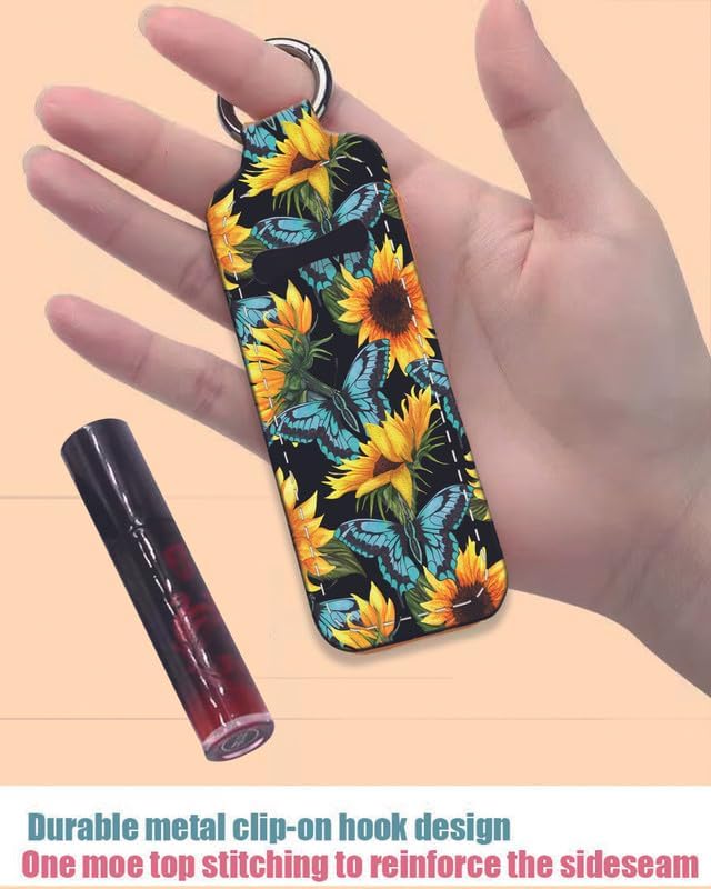 Chapstick Holder Keychain Holder Neoprene Lip Balm Lipstick