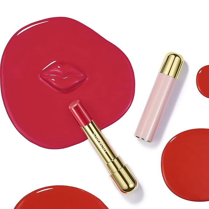 Moisturizing Creamy Lipstick, Long-lasting High Pigmented Lip Color, Smooth, Hydrating, Dark Red, 15
