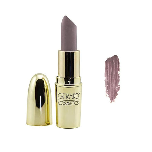 Gerard Cosmetics Lipstick London Fog | Dark Grey Lipstick with Luxe Satin Finish | Highly Pigmented, Smooth Formula with Hydrating Ingredients | Long Lasting | Cruelty Free & Made in USA