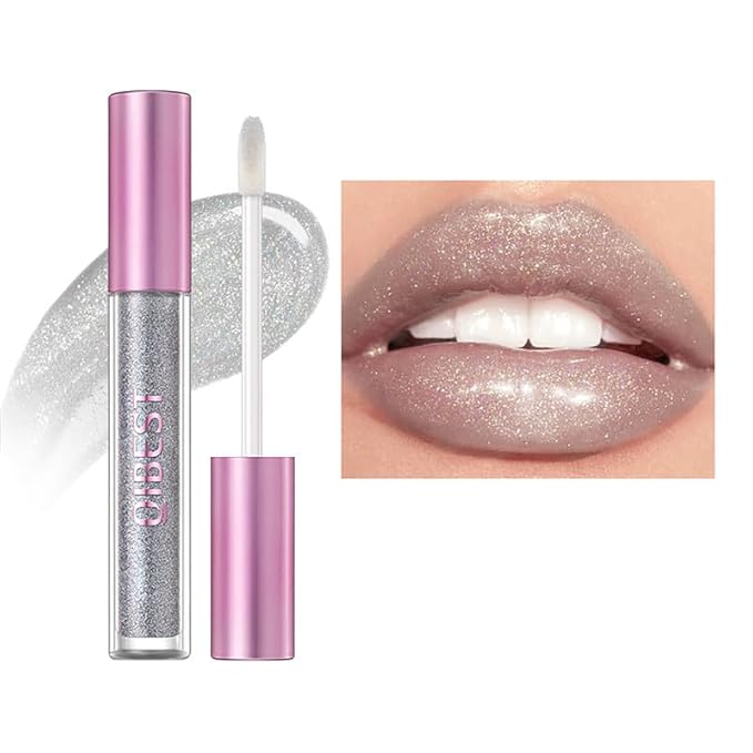 Hydrating Shimmer Lip Gloss, Sliver Moisturizing Lip Stain, Hydrating
