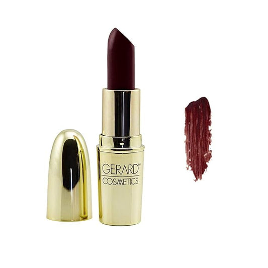 Gerard Cosmetics Lipstick Cherry Cordial | Dark Red Lipstick with Comfort Matte Finish | Highly Pigmented, Smooth Formula with Hydrating Ingredients | Cruelty Free & Made in USA
