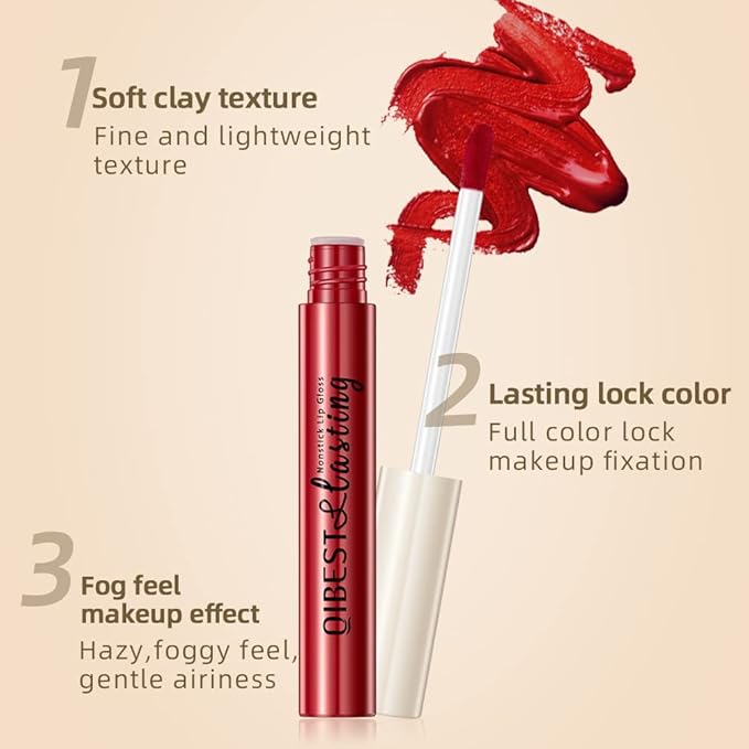 QiBest 12Pcs Matte Liquid Lipstick Set for Girls Lipstick