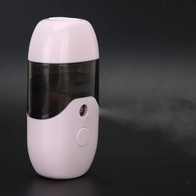 mister Sprayer, 50ml Portable Handheld USB Facial Mister, Facial Steamers for Skin Care, Face Moisturizing, Home, Office, Travel ()