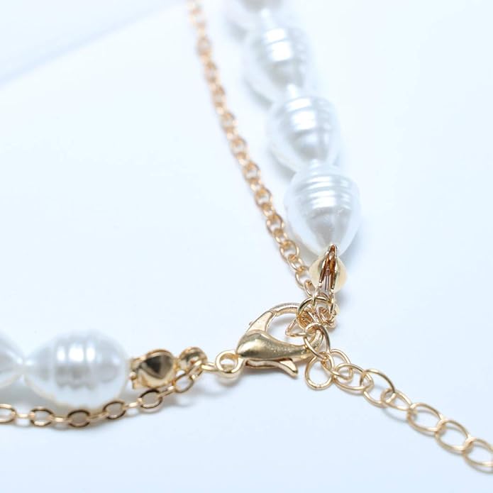 Bohemian Layered Necklace with Butterfly Pendant