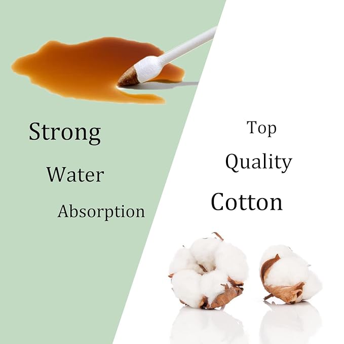 2400pcs precision tip cotton swabs/double