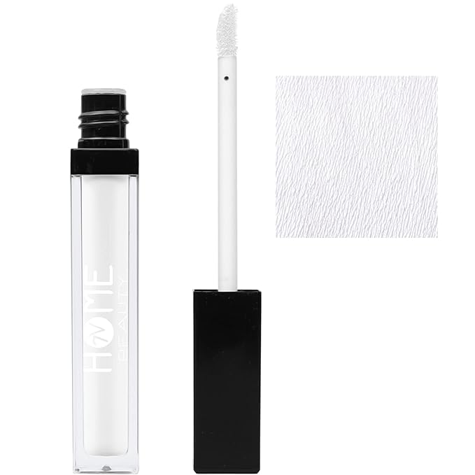 White Matte Liquid Lipstick, Long Lasting High Pigmented Lipstick, 5ml