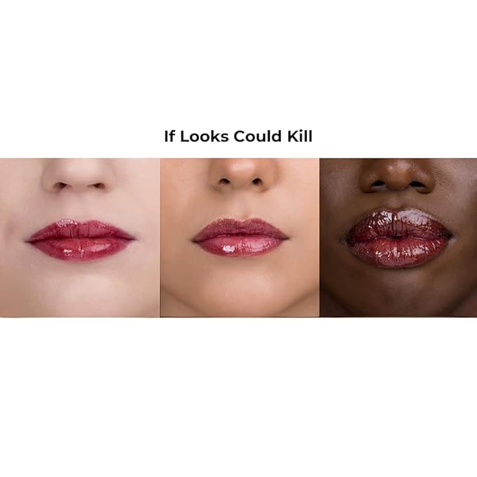 Rinna Beauty Icon Collection - Lip Gloss - If Looks Could Kill - Tinted, Hydrating, Long-Lasting - High Pigment and Shine, Vegan, No Parabens, Clean Makeup, Flavor-Free, Cruelty-Free - 1 each