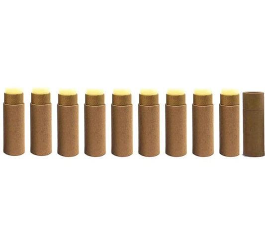 Paperboard Lip Balm Tubes,Cardboard Krafts Lipstick Solid