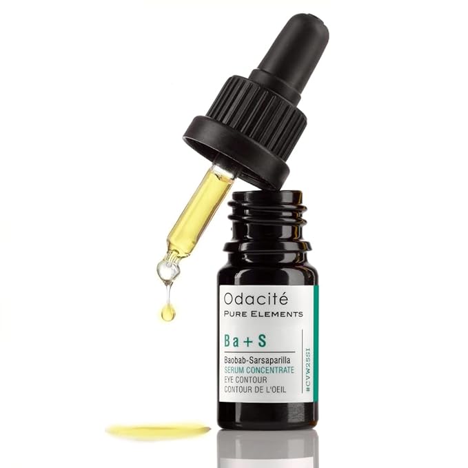 Odacité Brightening Serum Concentrate with Baobob for Anti Aging, Dark Circle, Puffiness, Wrinkles, Fine Lines and Under Eye Treatment - Vitamins A, E & F - 0.17 Oz