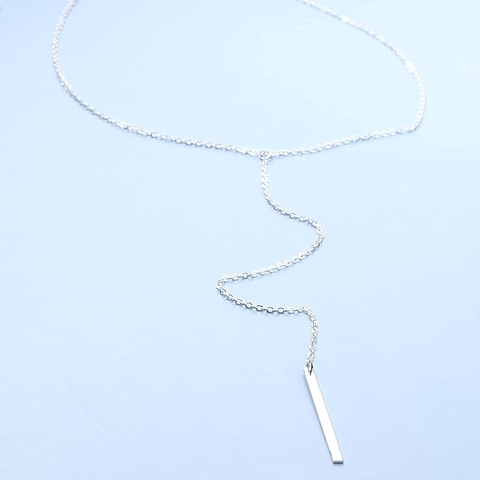 Boho Long Bar Necklace Choker Y