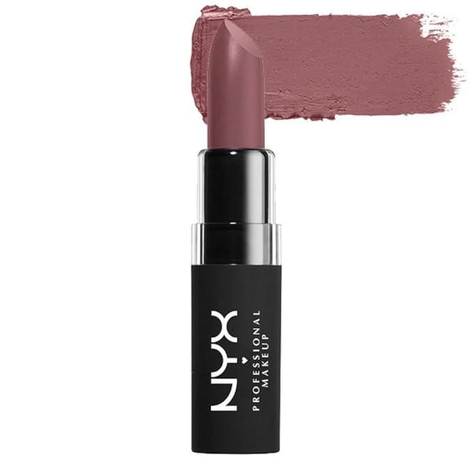 NYX Professional Makeup Velvet Matte Lipstick, Duchess, 0.14