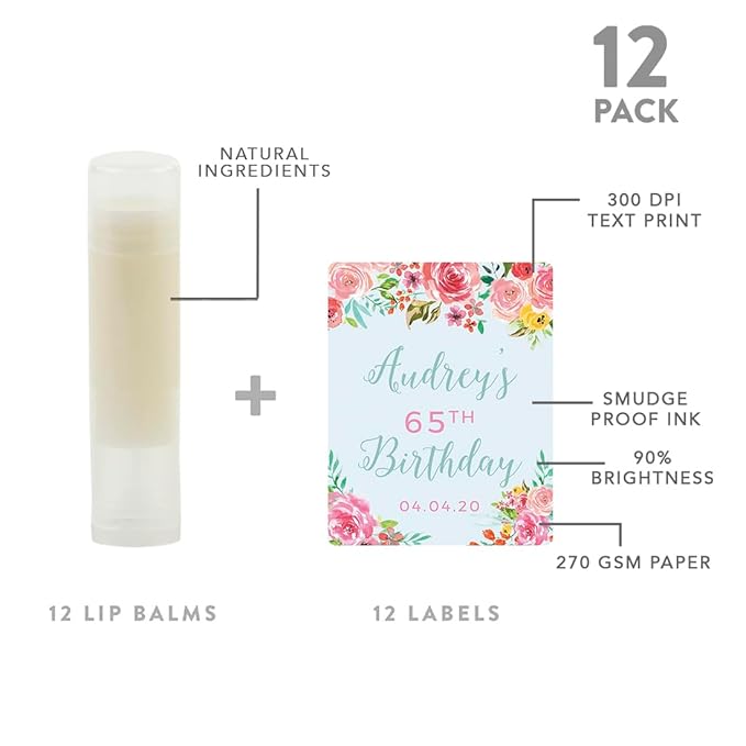 Andaz Press Personalized Milestone Birthday Party English