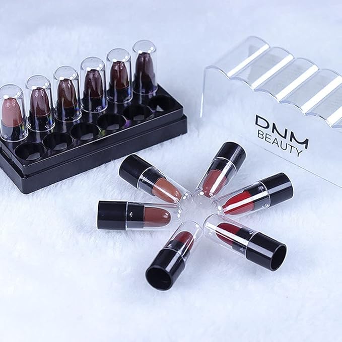 12Pcs Mini Capsule Makeup Lipstick Pills Mini Set Lipstick