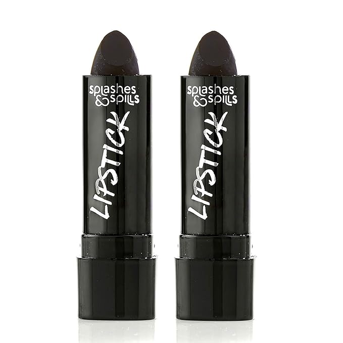 splashes & spills Vivid Black Lipstick - 2