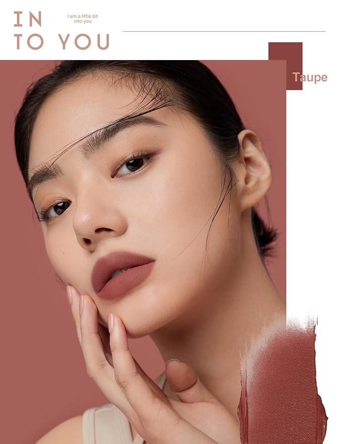 INTO YOU Matte Lipstick Velvet Lip Stain Lip Mud Long Lasting Waterproof Lipstick Lip Gloss Makeup Moisturizing Lipstick for Women (L-Tp01)