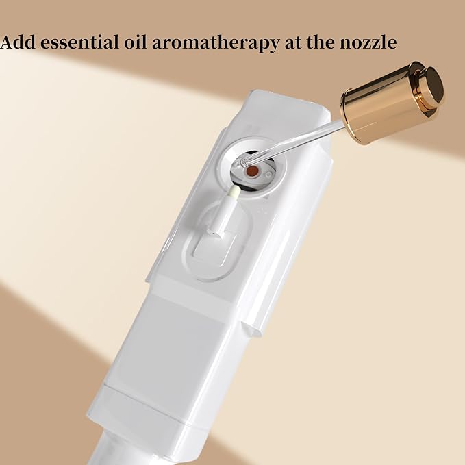 Facial Steamer with Magnifying Lamp, Face Steamer for Esthetician, 2 in 1 Facial Steamer Professional, Face Steamer for Facial Deep Cleaning(White).