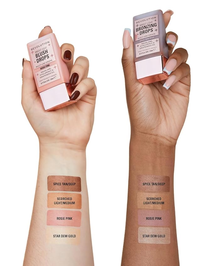 Revolution Beauty, Bright Light Bronzing Drops, Bronze & Fl. Oz.
