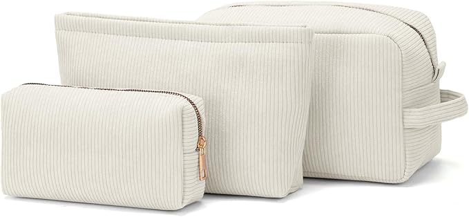 3 pieces makeup bag cosmetic