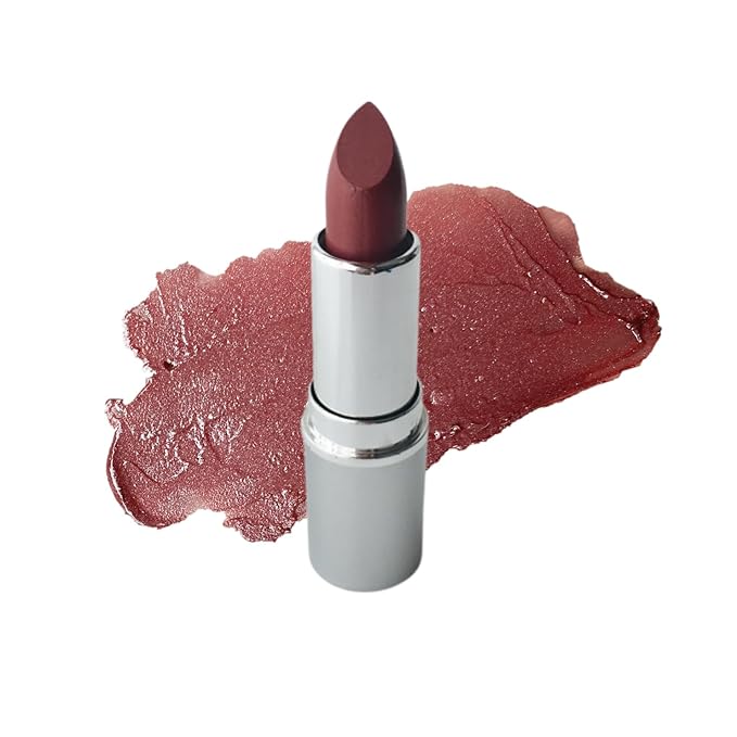Honeybee Gardens Truly Natural Long Lasting Lipstick, Cherokee, Medium Neutral Mauve, Naturally Hydrating & Nourishing, Vegan, Gluten-Free & Cruelty-Free, 0.13 oz / 3.8 g