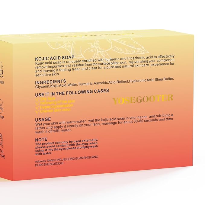 Turmeric Kojic Acid Soap Bars -