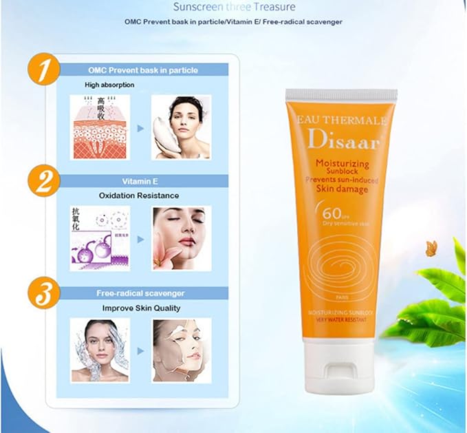 DISAAR SPF 60+ Moistening Sunblock