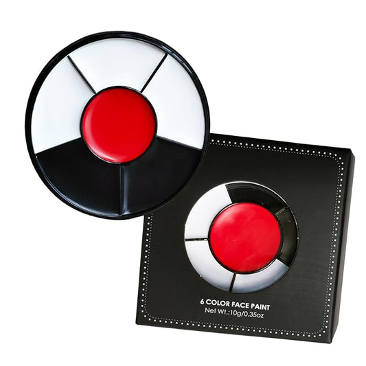 Clown Makeup Kit Face Paint Clown Wheel Black