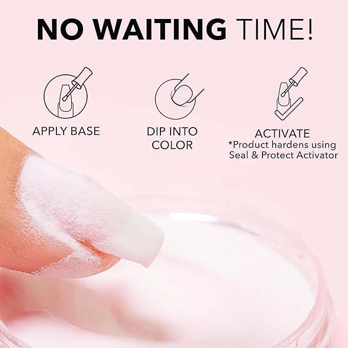 Kiara Sky Long Lasting Nail Dip Powder Pink Cotton Kisses 1 oz