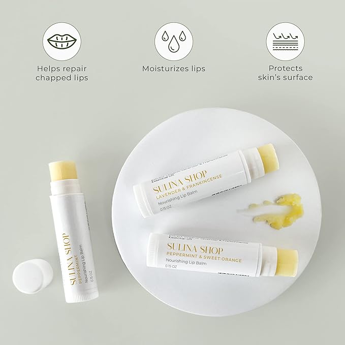 Lavender and Frankincense Lip Balm -