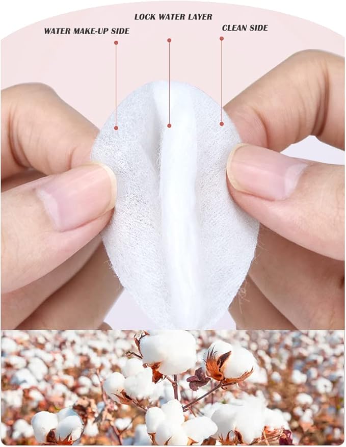 Pack of 3, cotton rounds