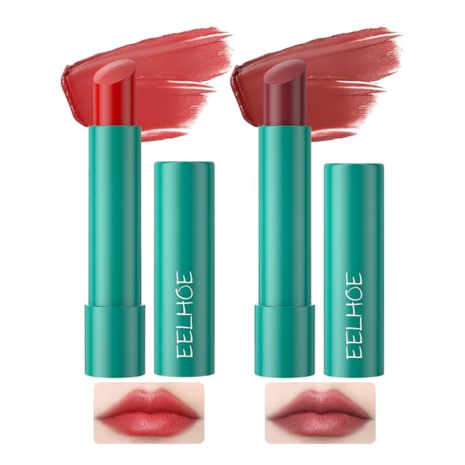 2 Colors Hydrating Lip Gloss,Lip Plumper Gloss,Moisturizing Glossy Hydrating