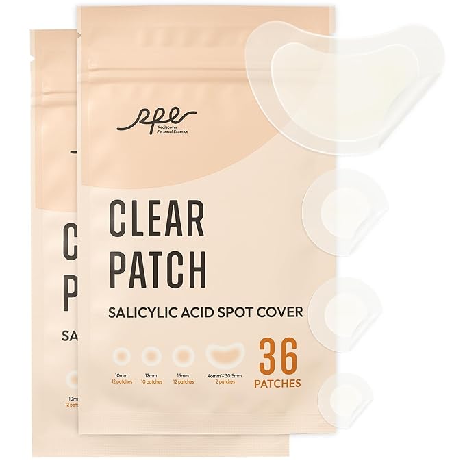 Hydrocolloid Pimple Patches with Salicylic Acid for Face, Acne Pimple Patch Invisible Spot Cover Treatment for Zits, Blemishes, and Pimples – Absorbing Zit Patch for Clear Skin (72 Count)
