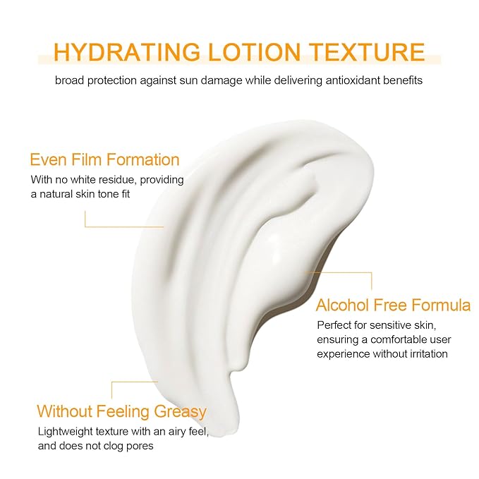 NEUTRIHERBS Sunscreen Tinted SPF 50 for Face & Body, PA++++ Sunblock Lotion, Broad Spectrum, Vitamin E and Vitamin C Face Sunscreen, Travel Sunscreen