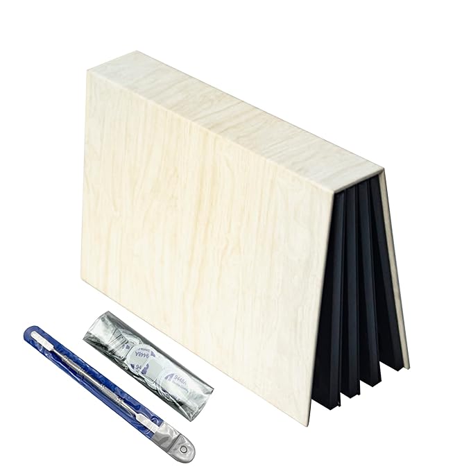 Strong 4-layers Empty magnetic palette book palette(White wood