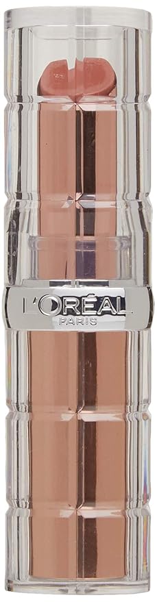 L'Oreal Paris Makeup Colour Riche Plump and Shine Lipstick, for Glossy, Radiant, Visibly Fuller Lips with an All-Day Moisturized Feel, Coconut Plump, 0.1 oz.