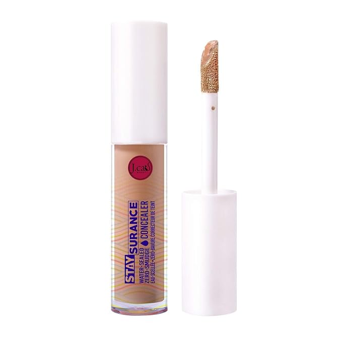 J.CAT BEAUTY STAY-SURANCE WATER-SEALED/ZERO-SMUDGE CONCEALER - Cappucino