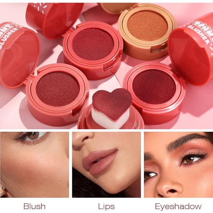 Stamp Liquid Blush Stamp Blush with Heart Shaped Women (4)